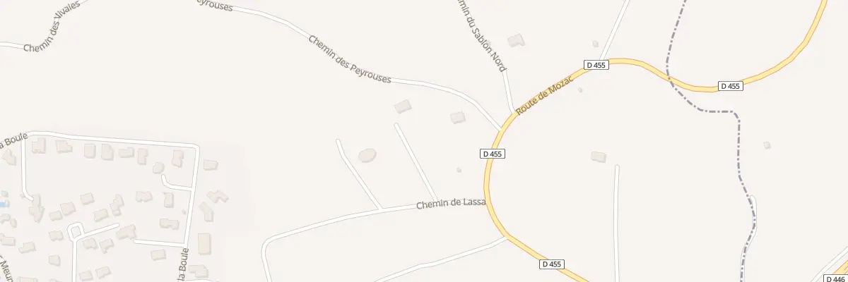 Plan du 9001 Chem de Lassa à Enval