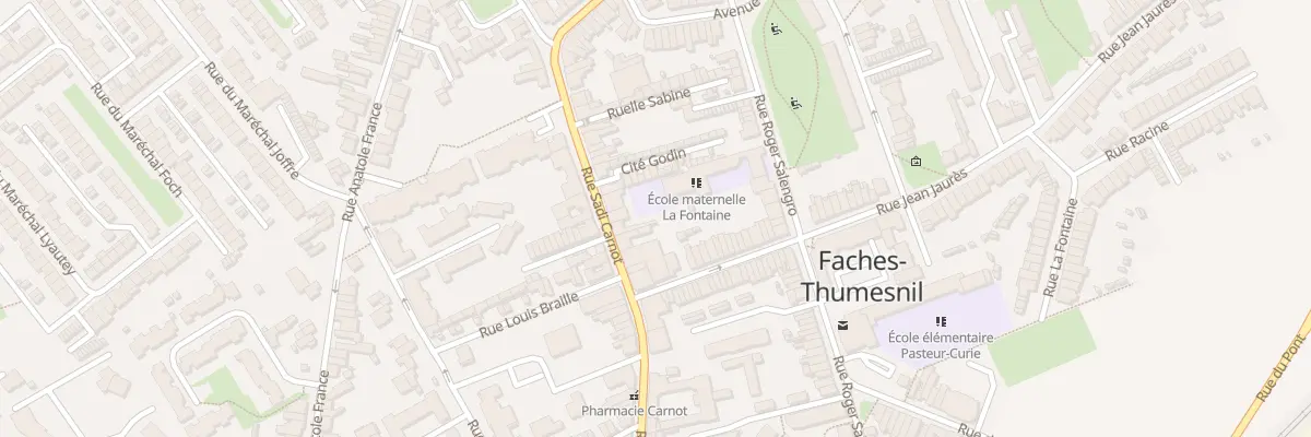 Plan du 163 Rue Carnot à Faches-Thumesnil