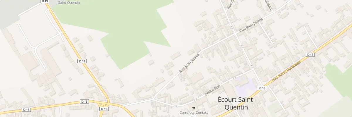 Plan du 13T Rue Jean Jaurés à Écourt-Saint-Quentin