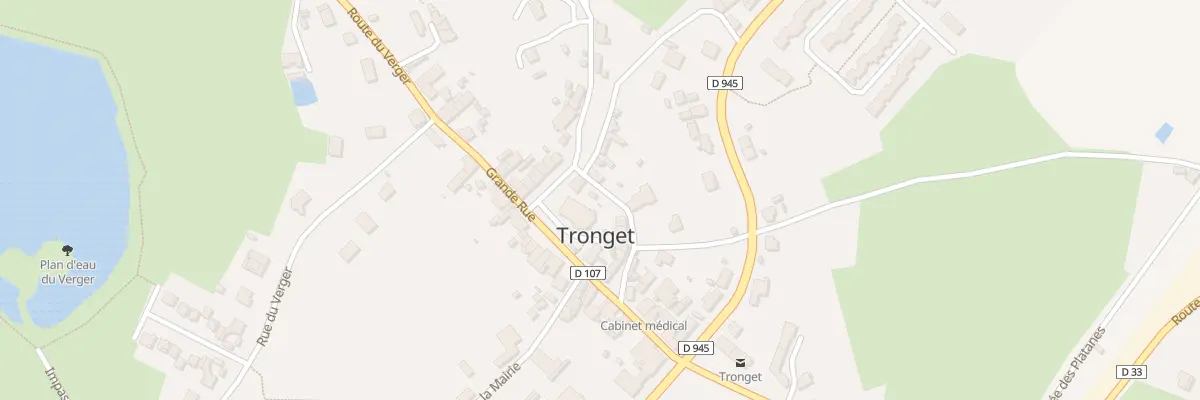 Plan du 6 Pl de l’Eglise à Tronget