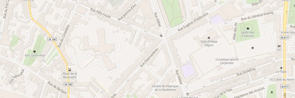 Plan du 93 Rue Desmazières à La Madeleine