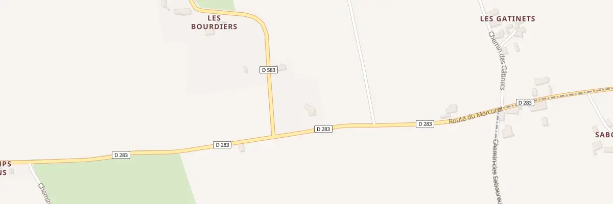 Plan du 31 Rte des Bourdiers à Sussat