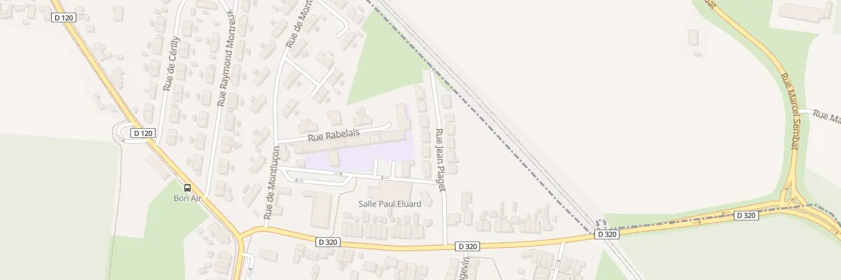 Plan du 7 Rue Jean Piaget à Auby