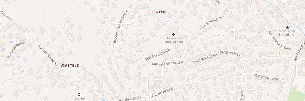 Plan du 308 Rue du Printemps à Millau