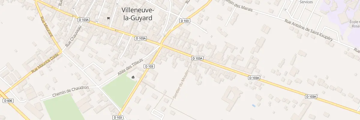 Plan du 19 Rue du Général de Gaulle à Villeneuve-la-Guyard