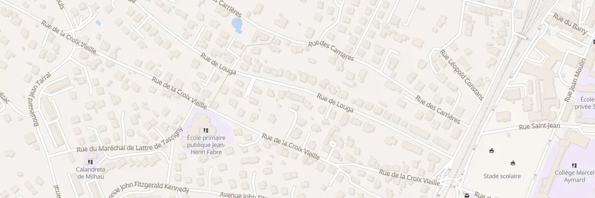 Plan du 289 Rue de Louga à Millau