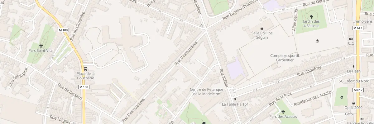 Plan du 84 Rue Desmazières à La Madeleine