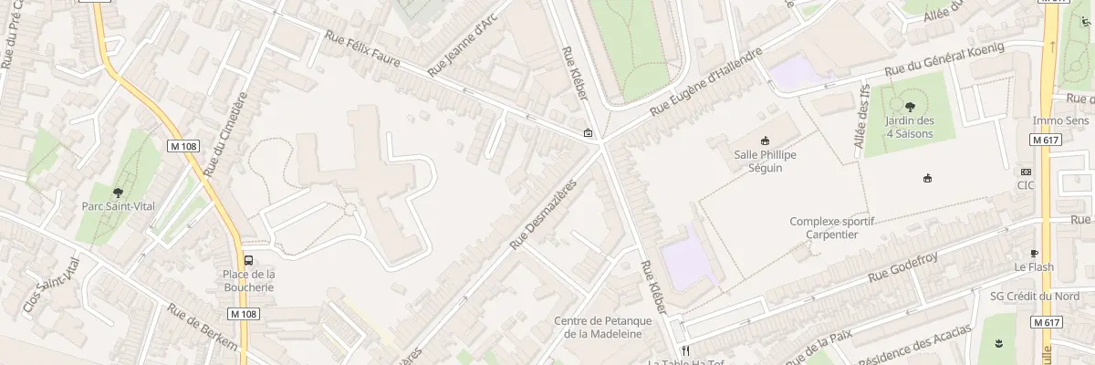 Plan du 95 Rue Desmazières à La Madeleine