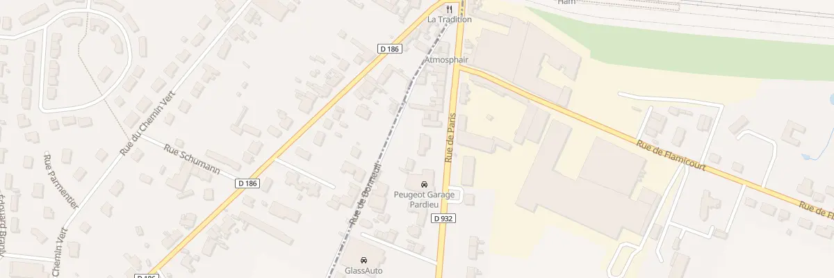 Plan du 22 Rue de Paris à Muille-Villette