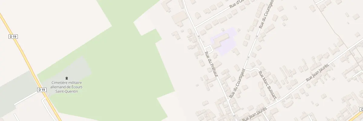 Plan du 43 Rue du Préhaut à Écourt-Saint-Quentin