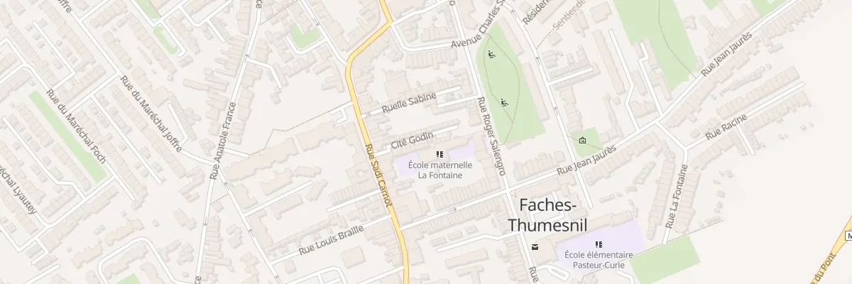 Plan du 15 Vc Godin Rue Carnot à Faches-Thumesnil
