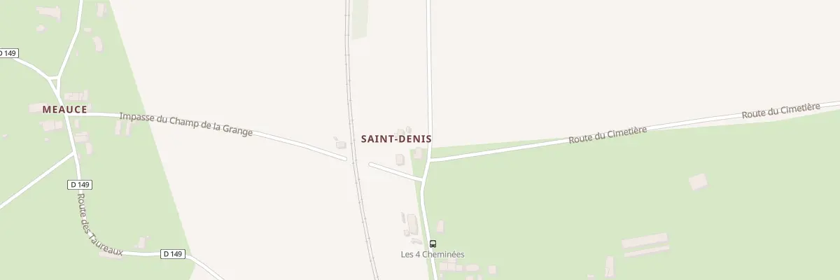 Plan du 70 Saint Denis à Saincaize-Meauce