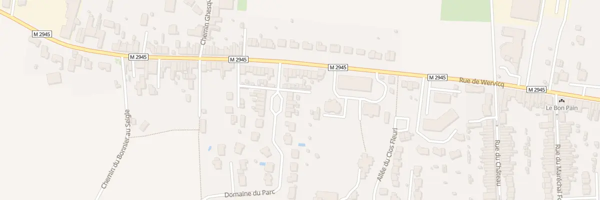 Plan du 103 Rue de Wervicq à Bousbecque