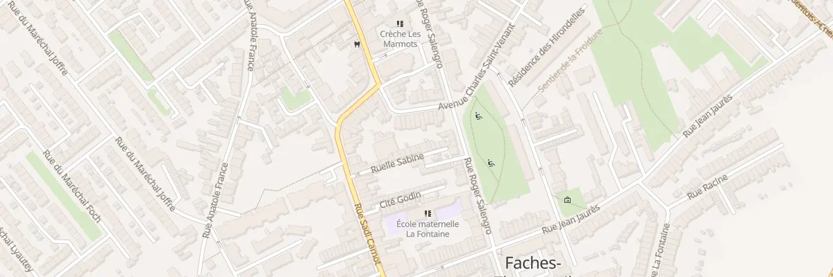 Plan du 8 Av Charles Saint-Venant à Faches-Thumesnil