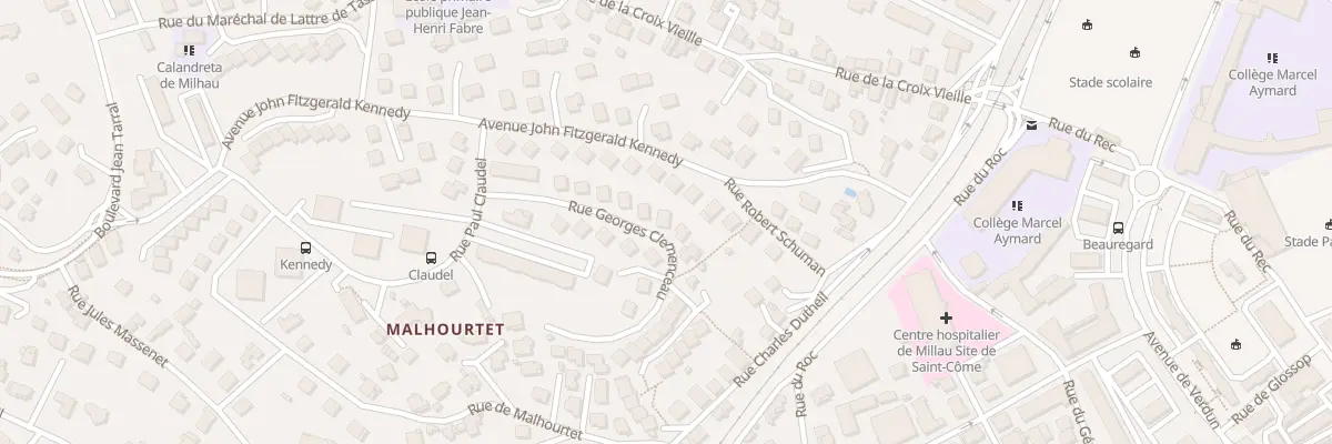 Plan du 145 Rue Georges Clémenceau à Millau