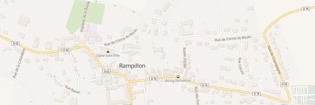 Plan du 2 Rue de l’Orme du Bouin à Rampillon