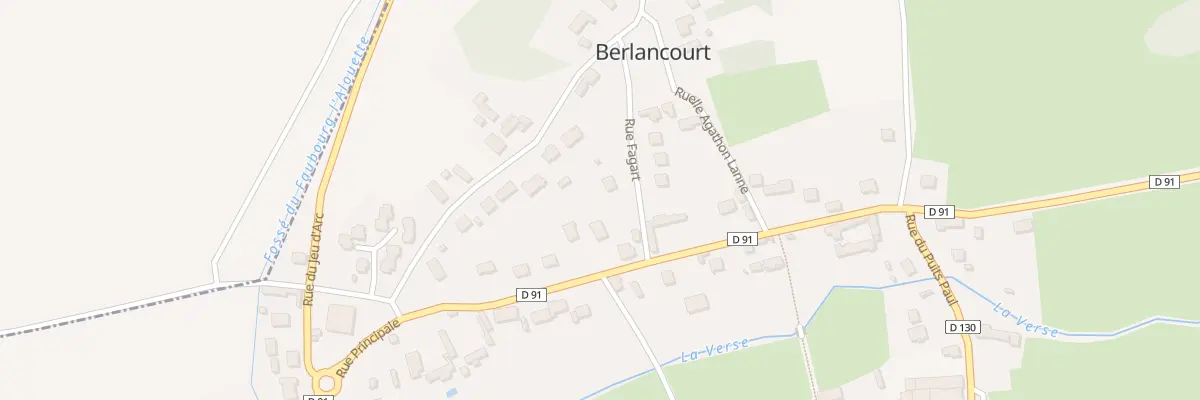 Plan du 67 Rue Fagard à Berlancourt