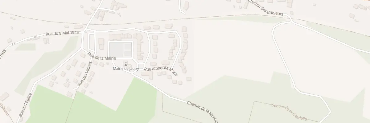 Plan du 23 Rue des Roches à Jaulzy