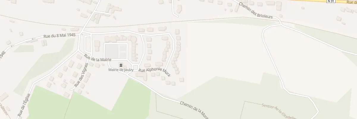 Plan du 21 Rue des Roches à Jaulzy