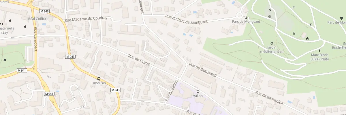 Plan du 63 Rue de Nohanent à Clermont-Ferrand