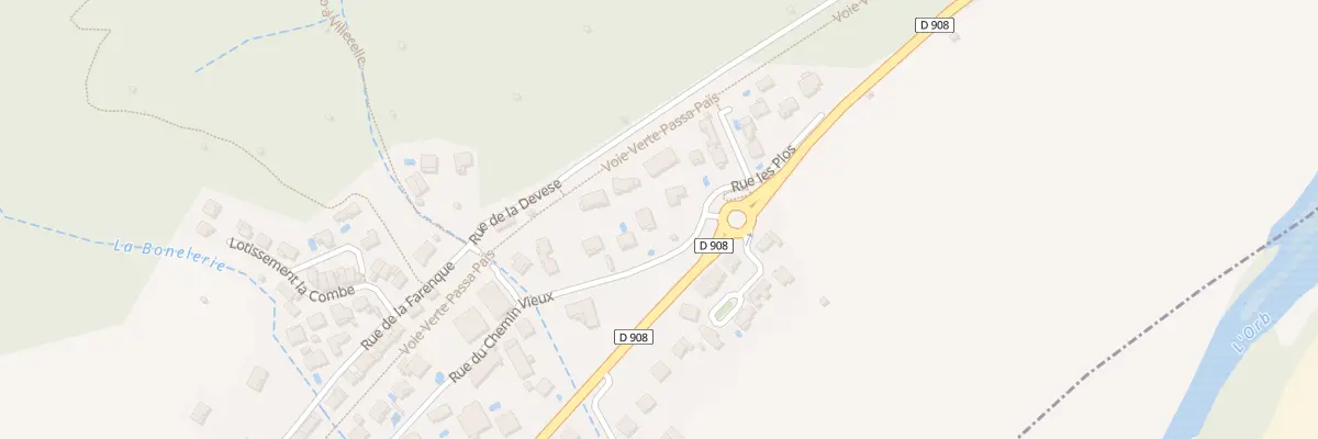 Plan du 7134F Rue du Chem Vieux au Poujol-sur-Orb