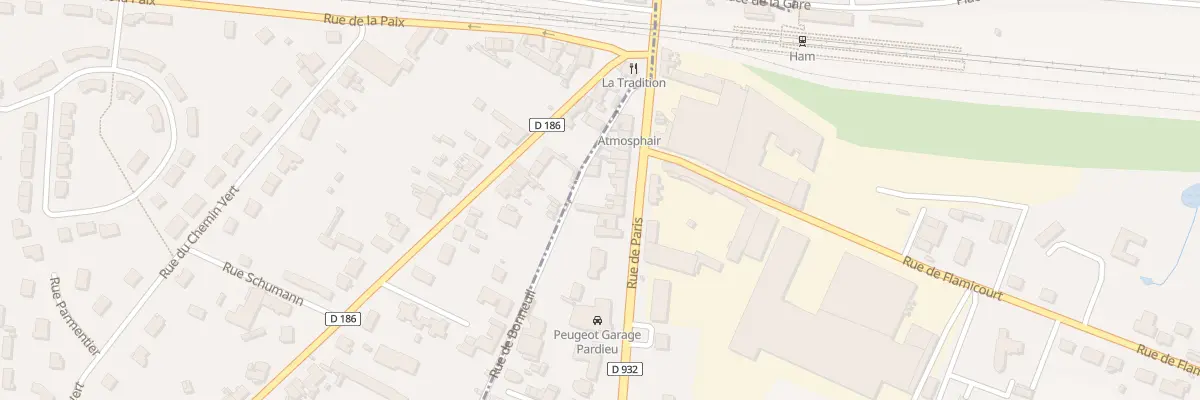Plan du 16 Rue de Paris à Muille-Villette