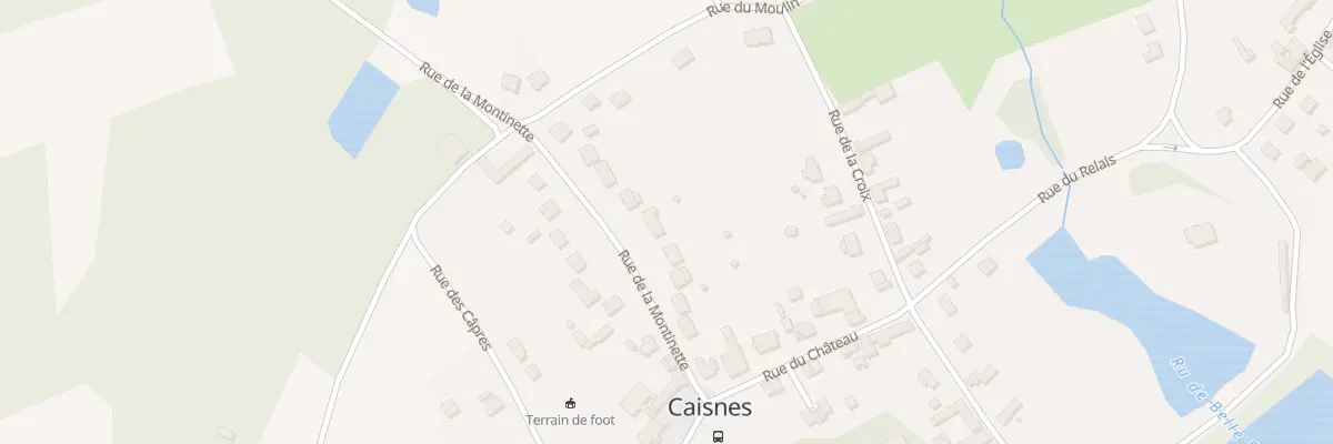 Plan du 124 Rue de la Montinette à Caisnes