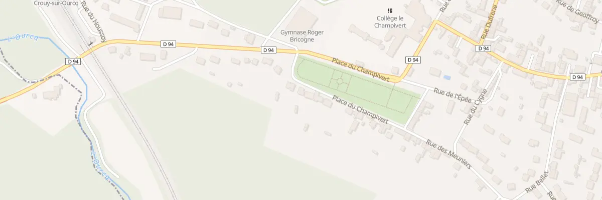 Plan du 23 Pl du Champivert à Crouy-sur-Ourcq