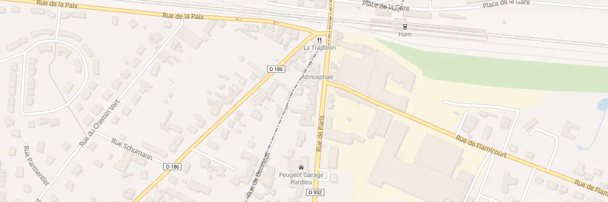 Plan du 14 Rue de Paris à Muille-Villette
