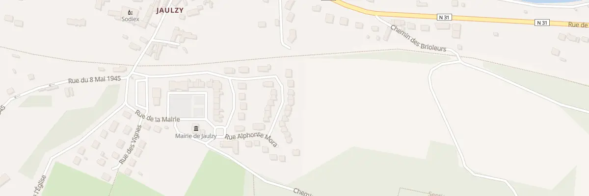 Plan du 13 Rue des Roches à Jaulzy
