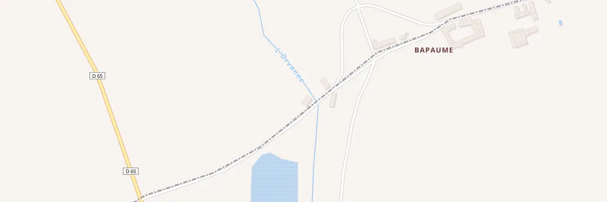 Plan du 1 Bapaume à Dollot