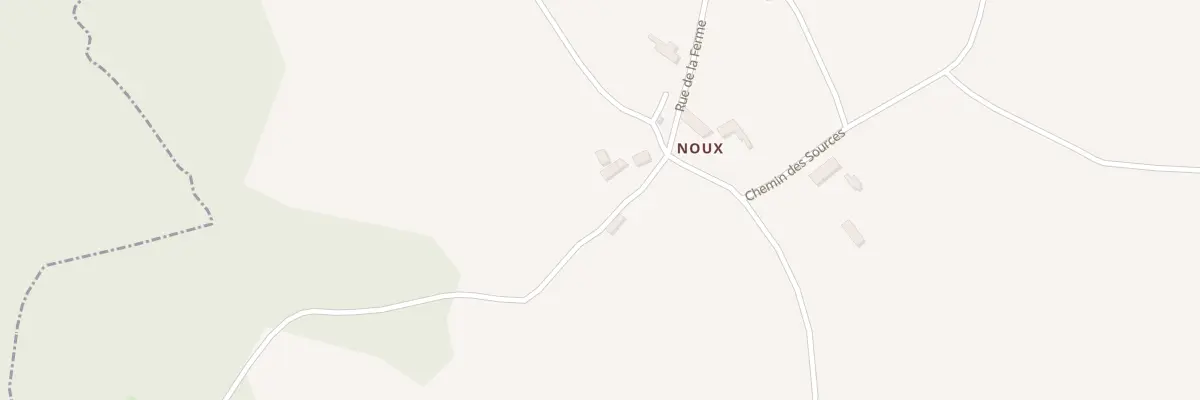 Plan du 54 Noux à Alleuze