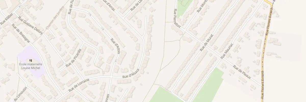 Plan du 26 Rue d’Alsace à Leforest