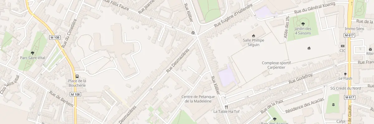 Plan du 94 Rue Desmazières à La Madeleine