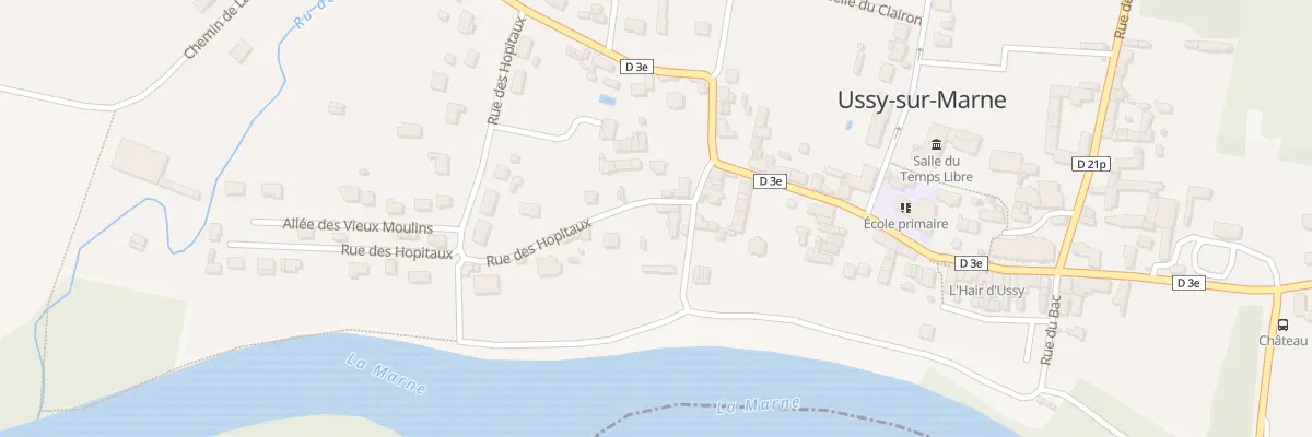 Plan du 3 Rue des Hopitaux à Ussy-sur-Marne