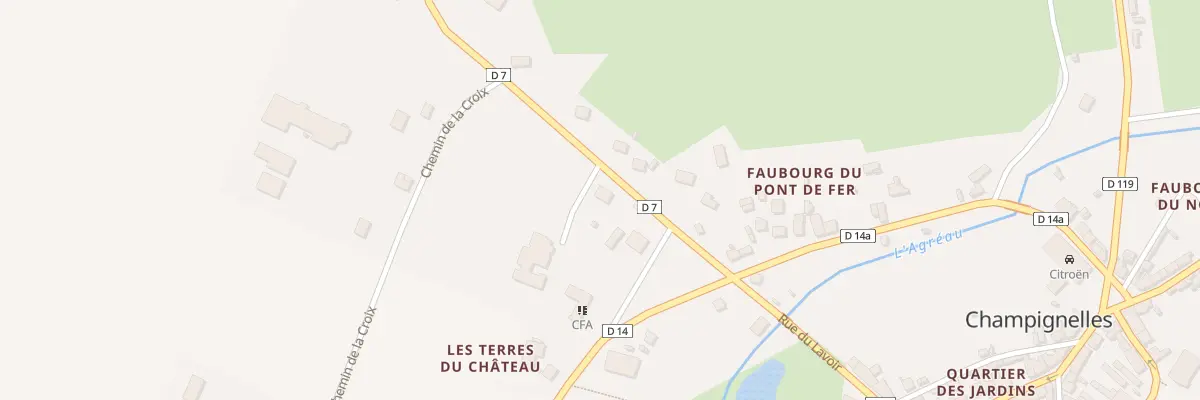Plan du 4 Rue du Charme à Champignelles