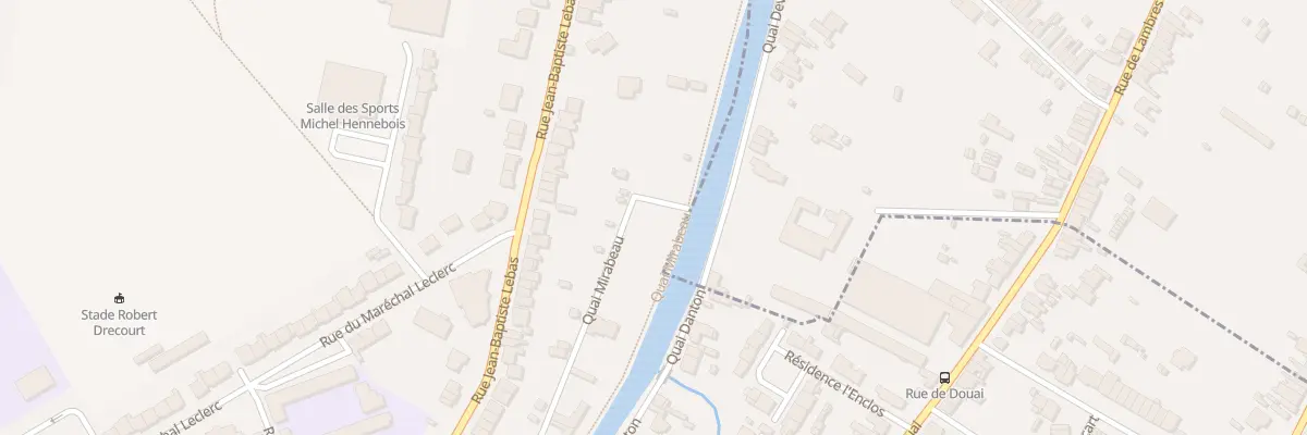 Plan du 267 Quai Mirabeau à Lambres-lez-Douai