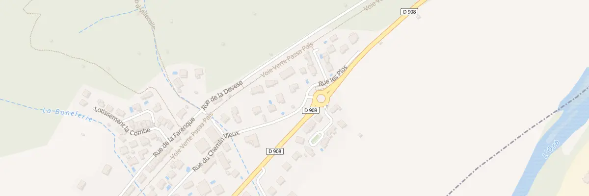 Plan du 25 Rue du Chem Vieux au Poujol-sur-Orb