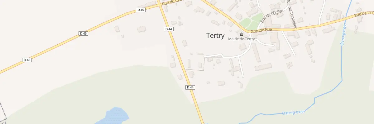 Plan du 9 Rte de Peronne à Tertry