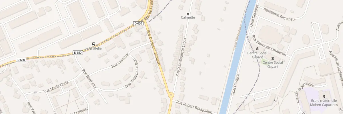 Plan du 767 Rue Jean Baptiste Lebas à Lambres-lez-Douai