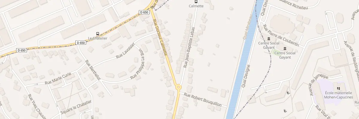 Plan du 739 Rue Jean Baptiste Lebas à Lambres-lez-Douai