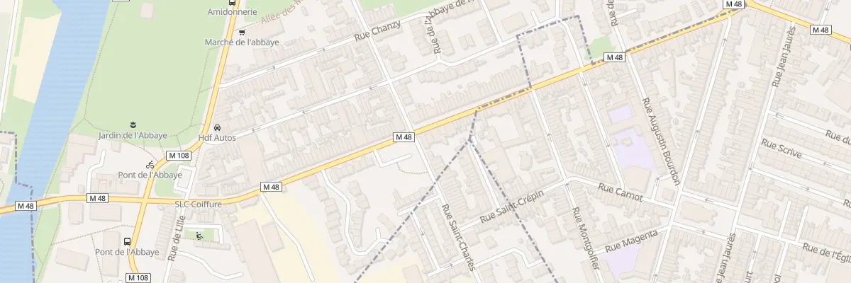 Plan du 92 Rue du Général Leclerc à Marquette-lez-Lille