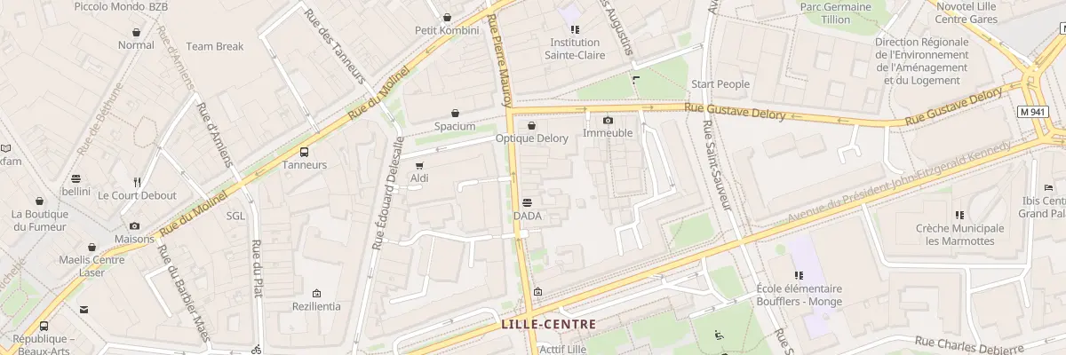 Plan du 161 Rue Pierre Mauroy à Lille
