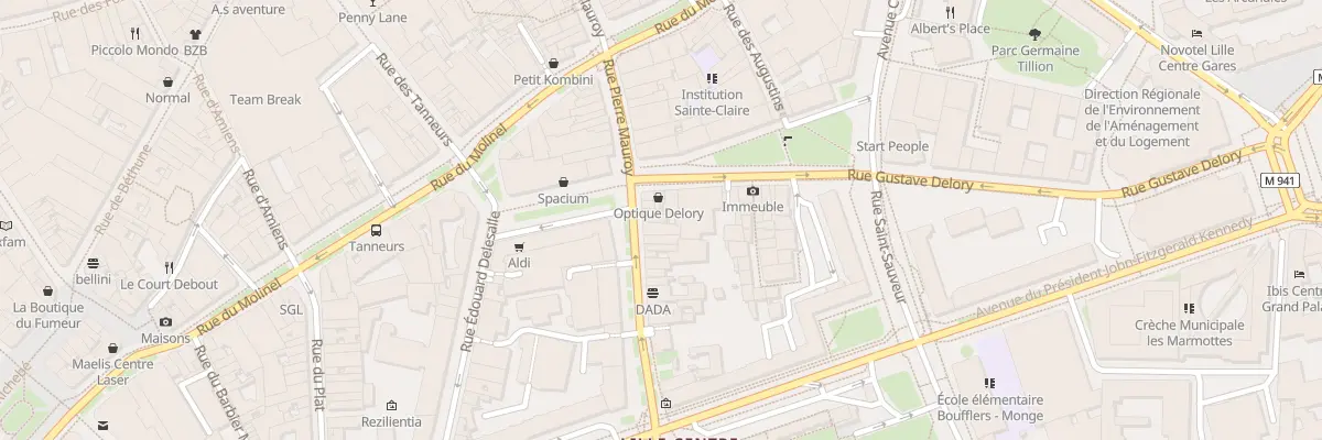 Plan du 151 Rue Pierre Mauroy à Lille