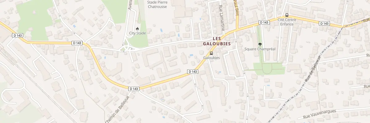 Plan du 54 Bd Gambetta à Chamalières
