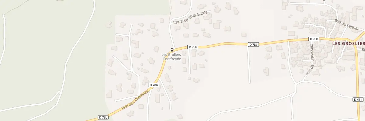 Plan du 4 Imp du Rival Les Grosliers à Châtel-Guyon