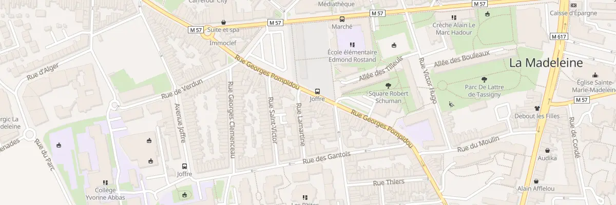 Plan du 81B Rue du Pdt Georges Pompidou à La Madeleine