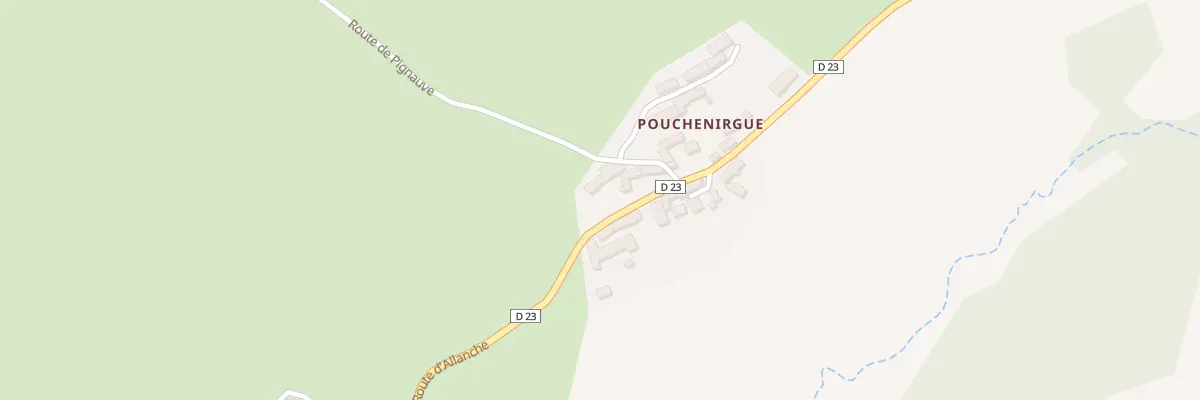 Plan du 5040 Pouchenirgues à Chassagne