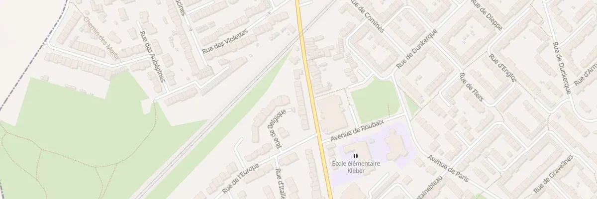 Plan du 315 Rue Kléber à Faches-Thumesnil