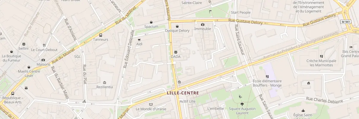 Plan du 173 Rue Pierre Mauroy à Lille